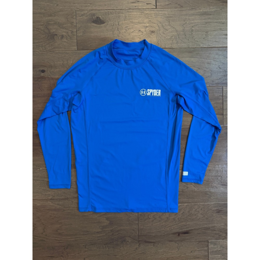 Spyder Surfboards‎ Mens Blue Long Sleeve Rash Guard Swim Shirt XL FSE7929